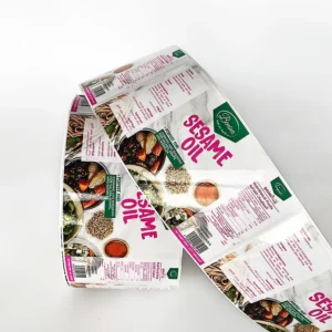 Custom Self-Adhesive Labels Printed Stickers for Food Packaging