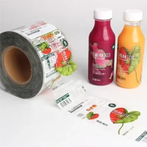 Custom Self-Adhesive Transparent Vinyl Logo and Barcode Labels for Glass Bottles and Beverage Jars