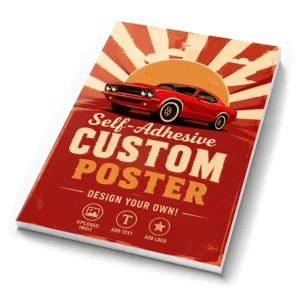 Custom Self Adhesive Waterproof Vinyl Poster Printing for Outdoor Advertising