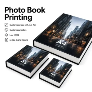 Custom Self-Published Hardcover Photo Book with Soft-Touch Lamination