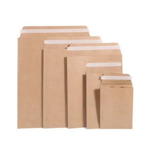 Custom Self-Seal Kraft Cardboard Mailing Envelopes for Photos, Pictures, and Documents