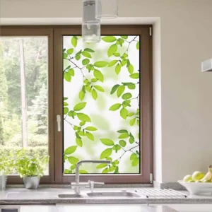 Custom Self-adhesive PVC Printable Static Cling Glass Window Film Removable Matte Vinyl Stickers Frosted Home Decals Poster