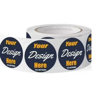Custom Self-adhesive Waterproof Vinyl Logo Stickers Roll Labels