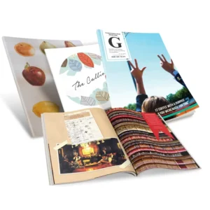 Custom Services Luxury Catalogue Design CMYK Offset Printing Brochure Customized Booklet Cardboard for Company
