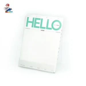 Custom Sewn Perfect-Bound Self-Cover Workbook Exercise Paperback, Coated Art Paper, Custom Logo, Custom Size