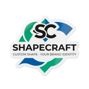 Custom Shape Die-Cut PVC Stickers, Durable Scratch-Resistant Custom Logo Stickers for Supermarket Promotion and Events