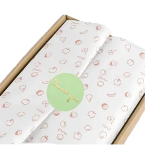 Custom Shape Holographic Oil-Proof Self-Adhesive Gift Box Packaging Labels