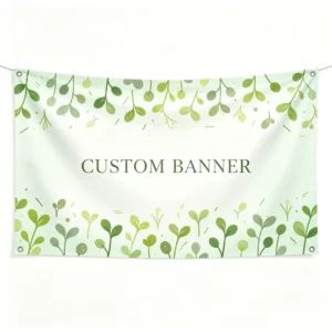Custom Shape PVC Flex Banner for TV Studio Backdrop