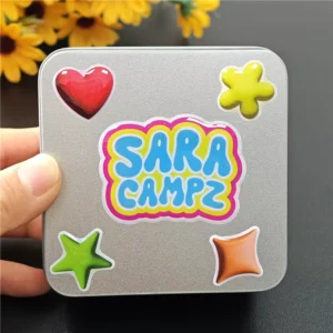 Custom-Shape Self-Adhesive Resin Epoxy Labels with Gel Drop, Crystal 3D Finish