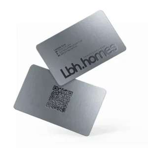 Custom Shape Size NFC Metal Business Cards with Your Own Design Waterproof Hotel Use Various Colors Available