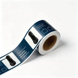 Custom-Shaped Holographic Waterproof Adhesive Label Rolls