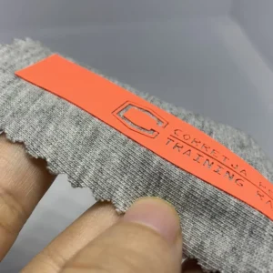 Custom Silicone 3D Raised Logo High Density Rubber PU PET Vinyl Heat Transfer Clothing Labels