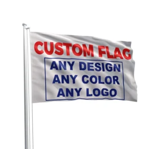 Custom Single or Double-Sided Polyester Advertising Flag