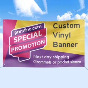 Custom-Size 13 oz Event Vinyl Banner and Outdoor Advertising Sign with Digital CMYK Printing
