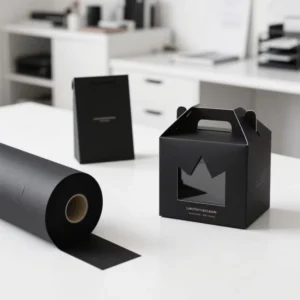 Custom Size 288gsm Black Cardstock Waterproof Craft Paper for Exhibition Grocery Promotion for Printing