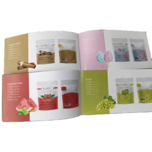 Custom-Size 4c+4c CMYK Catalogue Printing on Glossy Art Paper, Saddle-Stitched