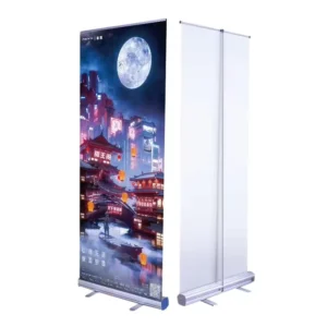 Custom Size 85×200 Aluminum Frame Portable Printed Roll-up Banner