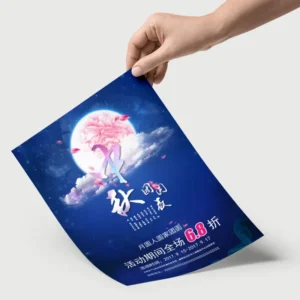 Custom Size A2 A3 A4 A5 A6 Flyers & Brochures Full Color Digital Printing on Offset & Coated Paper with Film Lamination