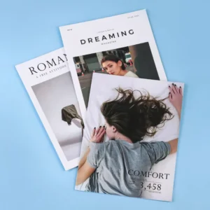 Custom Size A3 A4 A5 A6 Printed Manual Journal Magazine Catalogue Brochure