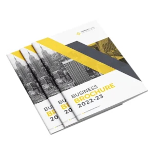 Custom Size Advertising Booklet Flyer Full Color Printing With Glossy Finish Service
