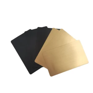 Custom Size Anti-Metal NFC Sticker for Phone or Metal Card 13.56MHz Black Matte Business Access Control Card