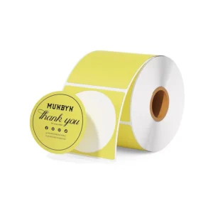 Custom Size Coated Paper Soft-Touch Lamination Product Packaging Inventory Labeling Custom Label Sticker Roll