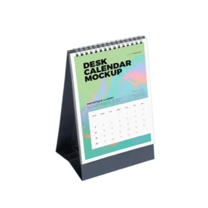 Custom Size Desk and Table Calendar with Photo Frame and Clock Kraft Paper Paperboard Printing