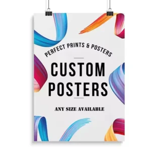 Custom Size Full-Color CMYK Inkjet Canvas Poster