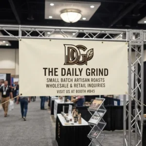 Custom Size Large Format Outdoor Vinyl Advertising Banner, Full Color Waterproof, Heavy Duty, Pole Pockets