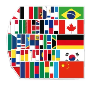 Custom Size Logo Design PVC Waterproof Car Sticker Car Advertising Decorative Stickers