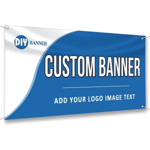 Custom Size Logo Printed Double-Sided Digital Polyester Banner
