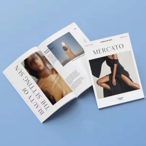 Custom-Size Paper Booklet Brochure Magazine Flyer Book Catalog Leaflet