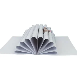 Custom Size Recycled Paper Flyer Brochure Booklet with Gold Foil Stamping