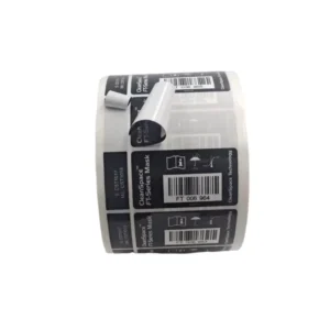 Custom Size UPC Barcode Adhesive Thermal PET Waterproof Price Labels