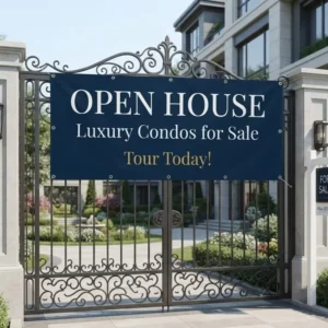 Custom Size Wide Format Outdoor Vinyl Advertising Banner, Full Color Waterproof, Heavy Duty, Digital Printed