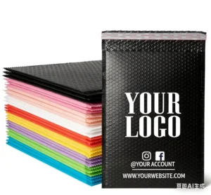 Custom Sizes Printed Padded Bubble Mailer Envelopes with Logo