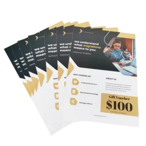 Custom Small Brochure Booklet Instruction Manual Pamphlet Magazine Catalogue, Full-Color Offset Paper Printing, Waterproof