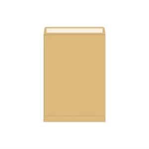 Custom Small Kraft Paper Wallet-Type Mailer Envelopes, Self-Adhesive Seal, for Business Packaging