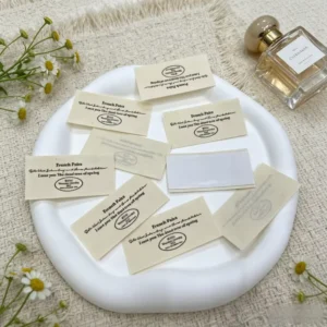 Custom Soft Cotton Label Sticker with Brand Logo