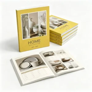 Custom Soft Cover Catalog Brochure Offset Magazine with Lamination