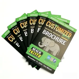 Custom Softcover 8.5 x 11 Magazine Catalogue Brochure and A4 Booklet Printing With Logo