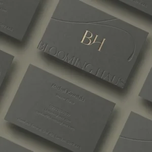 Custom Specialty Paper Embossed Business Cards