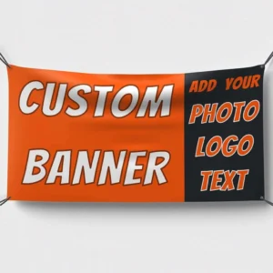 Custom Square Polyester Waterproof Outdoor Digital Printing Promotion Banner