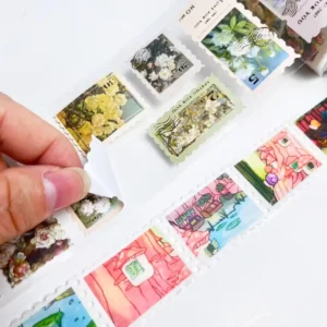 Custom Stamp Washi Tape Roll Stickers for Journaling, Scrapbooking, Crafts, Decoration