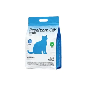 Custom Stand-Up Pouch for Pet Treats, Resealable Zipper, Tofu Sandbags Grade, OEM, 500g 1kg 5kg 10kg 20kg 25kg