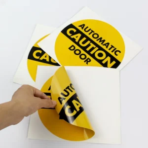Custom Static Cling Car Decals Double-Sided Reversed Printed Glass Window Vinyl Stickers