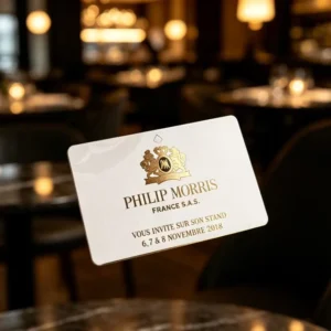 Custom Steel Metal VIP Business Card, Screen-Printed Glossy Finish, Membership Card