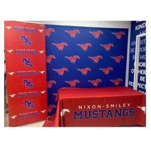 Custom Step-and-Repeat Event Backdrop Banner, Vinyl Fabric Photography Backdrop, Full Color