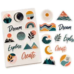Custom Sticker on Any Smooth Surface UV Printing High Quality Waterproof and Removable Decorative Sticker