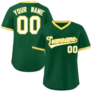 Custom Sublimation Printed Pullover Baseball Softball Jersey with Logo and Name